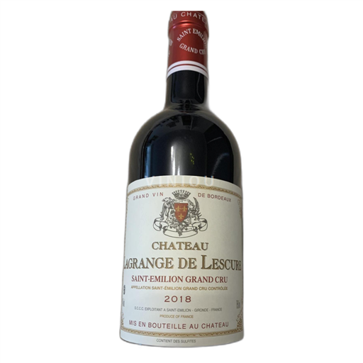 Bordeaux Saint-Émilion Grand Cru Château LAGRANGE LESCURE 2018
