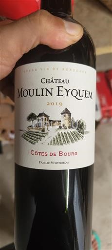 Bordeaux Côtes-de-bourg Château Moulin Eyquem 2019