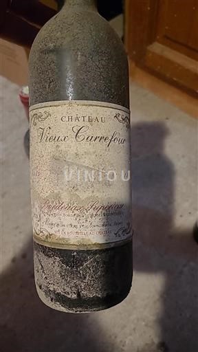 Bordeaux Bordeaux supérieur Château Vieux Carrefour 1989