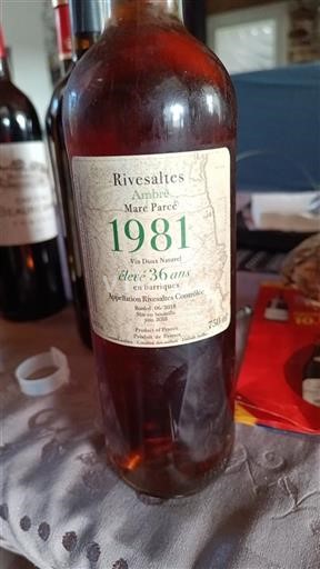Rosellón Rivesaltes Marc Parcé 1981
