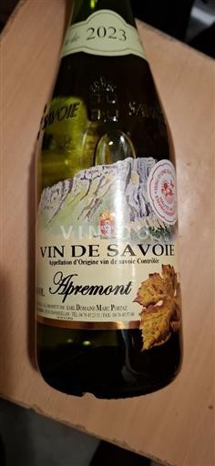 Savoie en Bugey Apremont Domaine marc portaz 2023