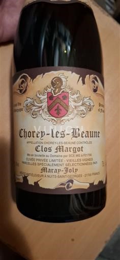 Bourgogne Chorey-lès-beaune Maray Joly Clos Margot 2020