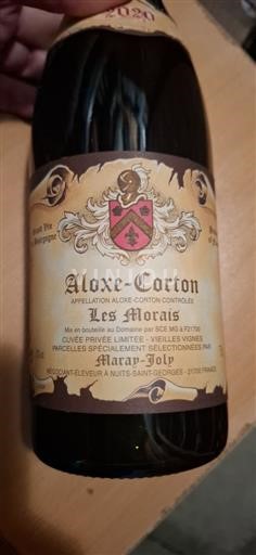 Bourgondië Aloxe-Corton Grand Cru Maray Joly Les Morais Niet-geïntegreerd