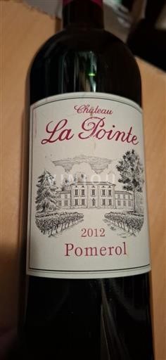 Bordeaux Pomerol Château La Pointe 2012