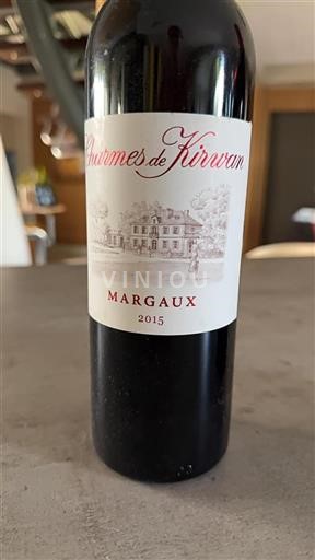 Burdeos Margaux Charmes De Kirwan 2015