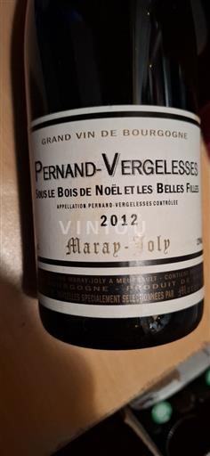 Burgund Pernand-Vergelesses Maray Joly Sous le Bois de Noël et les Belles Filles 2012