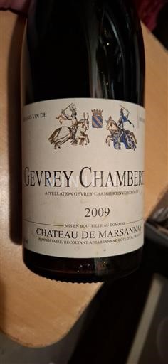 Borgoña Gevrey-Chambertin Château Marsannay 2009