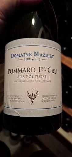 Borgonha Pommard Premier Cru Domaine Mazilly Les Poutures 2020