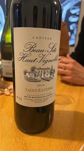 Bordeaux Saint-Estèphe Beausite Haut Vignoble 2018
