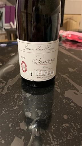 Loire Valley Sancerre Domaine Jeanmax Roger La Grange Dîmière 2018