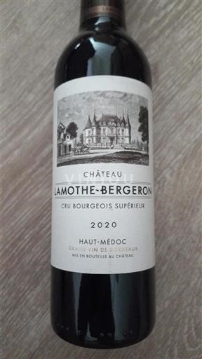 Bordeaux Haut-Médoc Château Lamothe Bergeron 2020