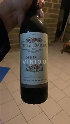 Bordeaux Médoc Cru Bourgeois Château Begadanet 2005