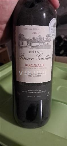 Bordeaux Château Pinson Gaillou 2019