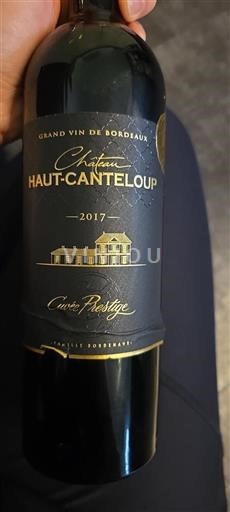 Bordeaux Nicht spezifiziert Château Haut-Canteloup Prestige 2017