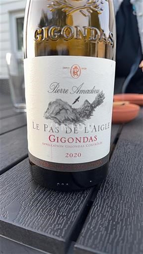 Valle del Rodano Gigondas Pierre Amadieu Le Pas de l'Aigle 2020