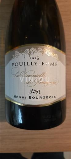 Vallée de la Loire Pouilly-fumé Domaine Henri Bourgeois La Demoiselle de Bourgeois 2016