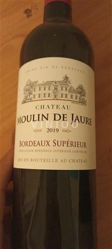 Bordeaux Bordeaux superiore Château Moulin De Jaure 2019