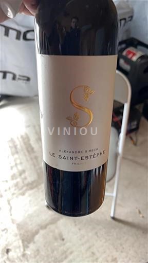 Burdeos Saint-Estèphe                 Alexandre Sirech Le Saint-Estèphe           2018