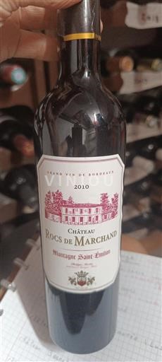 Bordeaux Montagne Saint-Émilion Château Rocs De Marchand 2010
