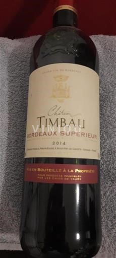 Bordeaux Bordeaux supérieur Château Timbau 2014