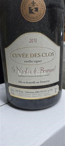 Loiren laakso Saint-Nicolas-De-Bourgueil Domaine Bruneau des Clos - Magnum 2010