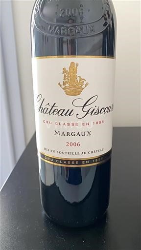 Bordeaux Margaux Grand Cru Château Giscours 2006