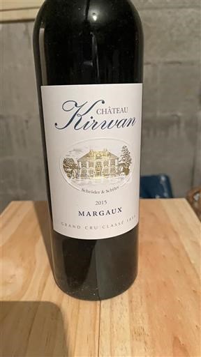 Bordeaux Margaux Grand Cru Château Kirwan 2015