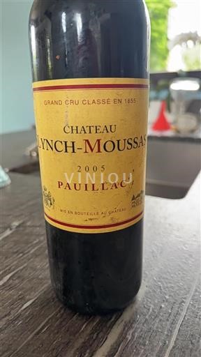 Bordeaux Pauillac Grand Cru Château Lynch Moussas 2005
