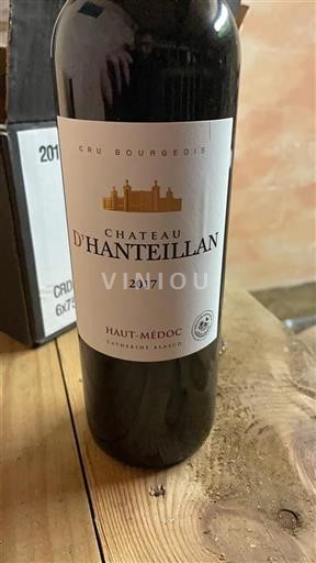 Bordeaux Haut-Médoc Cru Bourgeois Château Hanteillan 2017
