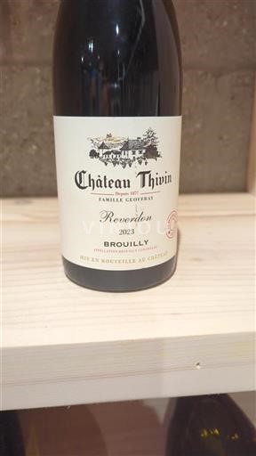Beaujolais Brouilly Château Thivin Reverdon 2023