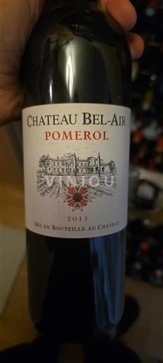 Bordeaux Pomerol Château Belair 2011
