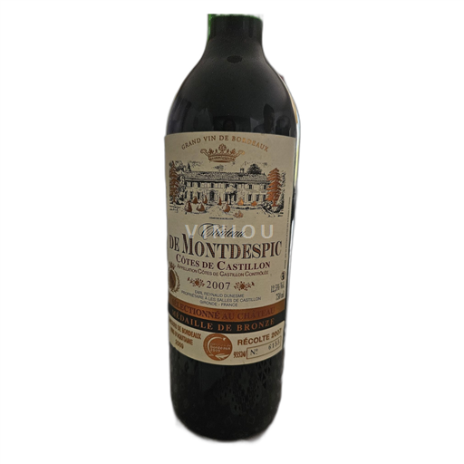 Bordeaux Ni doloceno Château de Montdespic 2007