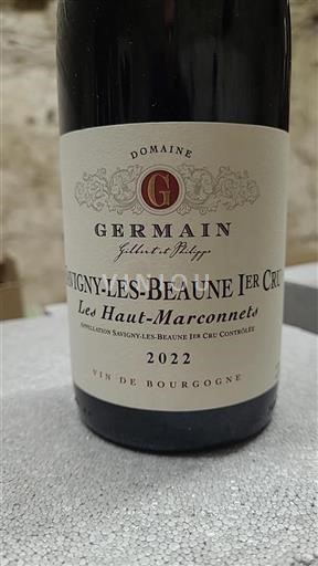 Borgoña No especificado Premier Cru Domaine Germain Les Haut-Marconnets 2022