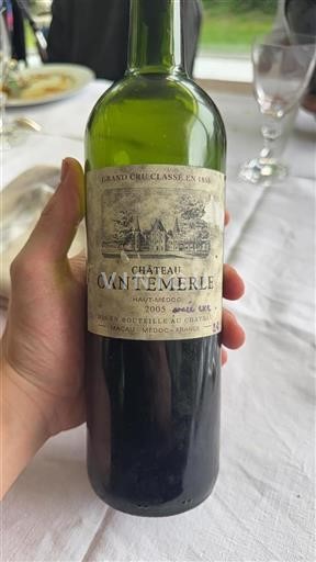 Bordeaux Haut-Médoc Grand Cru Château Cantemerle 2005