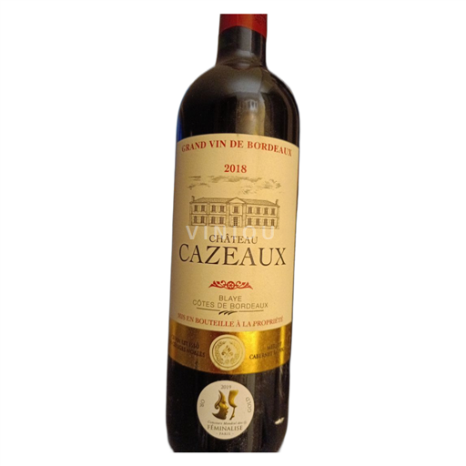 Bordeaux Blaye-côtes-de-bordeaux Château Cazeau 2018