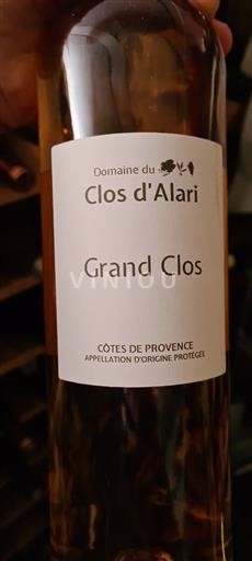 Provenza Côtes-de-Provence Clos Alari Grand Clos Senza annata