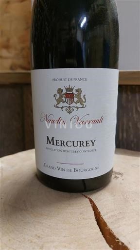 Vin Rouge sec Grand vin Bourgogne Naudin Varrault 2019 France Bourgogne Mercurey
