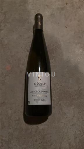 Alsace Alsace Grand Cru Domaine L'école Pinot Gris 2018