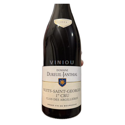 Bourgogne Nuits-saint-georges Premier Cru Domaine Dureuiljanthial Clos Argillières 2021