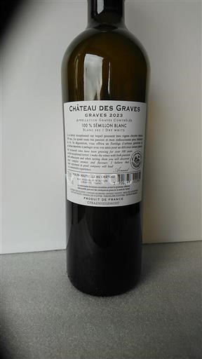 Bordéus Graves Château Des Graves 2023