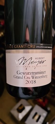 Elsass Nicht spezifiziert Grand Cru Hubert Meyer Gewurztraminer 2018