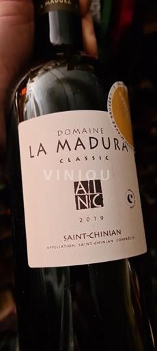Languedoc Saint-Chinian Domaine La Madura Classic 2019