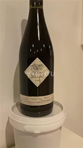 Vin Rouge sec Château Bolchet 2007 France Vallée du Rhône Costières-de-nîmes