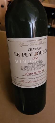 Bordeaux Côtes-de-bourg Château Le Puy Joubert 1996