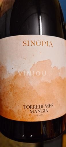 Linguadoca e Rossiglione Côtes catalanes Torredemer Mangin Sinopia 2023