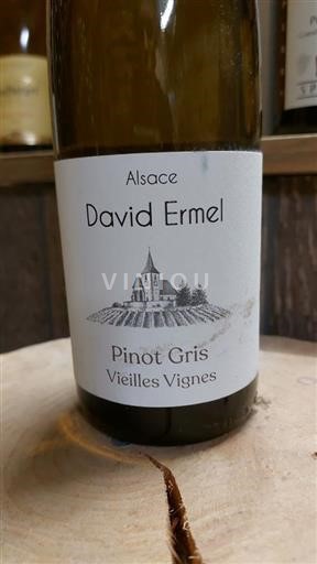Vin Blanc demi-sec Vieilles Vignes David Ermel 2022 France Alsace Pinot gris
