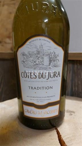 Vin Blanc demi-sec Tradition Caveau des Jacobins 2023 France Jura Côtes-du-jura