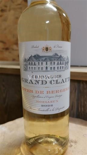 Vin Blanc moelleux Chevalier Grand Claud 2022 France Sud-Ouest Côtes-de-bergerac