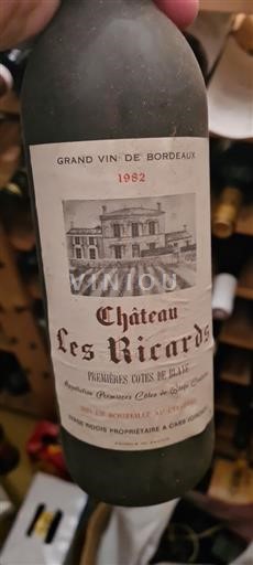 Bordeaux Château Les Ricards 1982