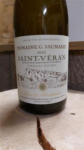 Burgundija Saint-Véran Domaine G. Saumaize Vieilles Vignes 2022